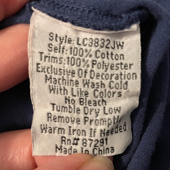 Johnny Was Dress Blue Floral Embroidered Cotton Jersey Sleeveless Tank Small S - Picture 3 of 5